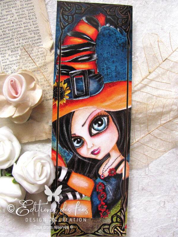 Big eyed fairy bookmark 1